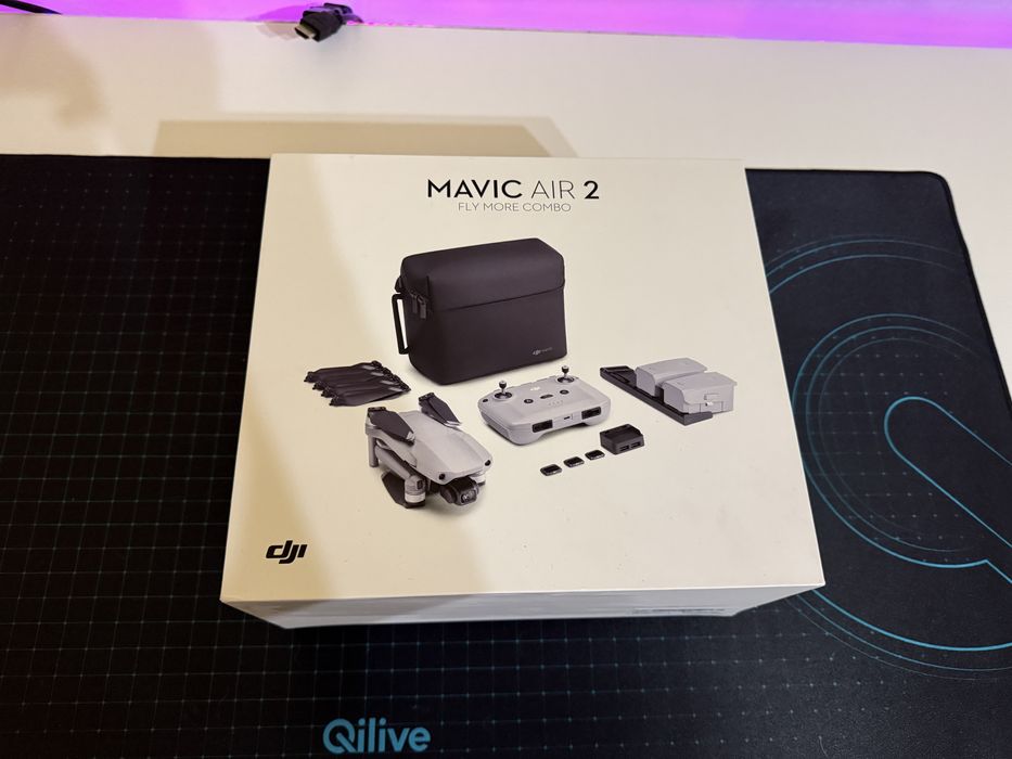 Dronă DJI Mavic 2 Fly More Combo - 3 baterii,geantă,tot pachetul