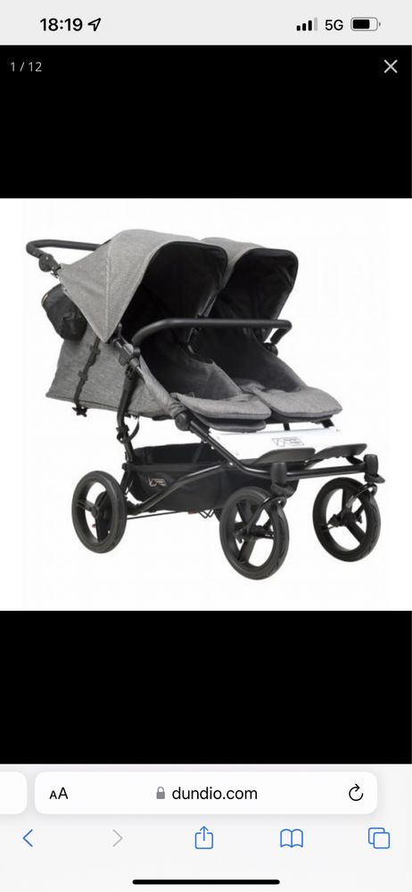 Mountain Buggy Количка Duet Luxury Collection