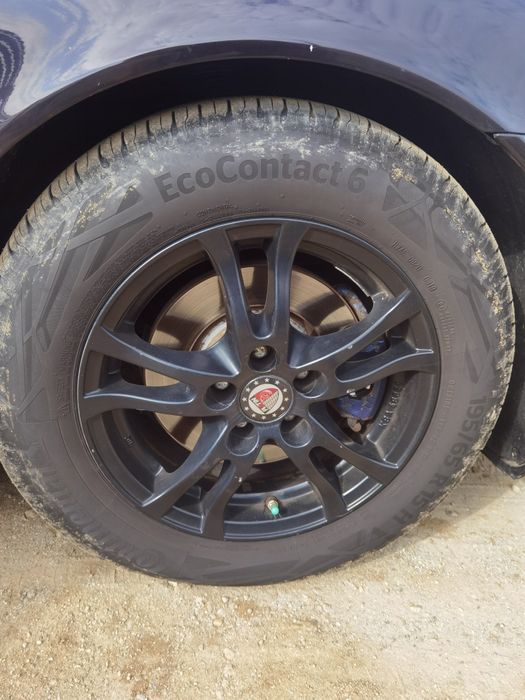 Jante Platin cu cauciucuri noi continentale