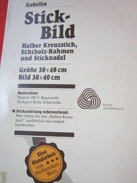 cadou deosebit si rar Germania 1980goblen