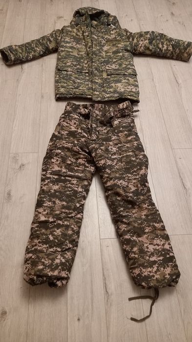 Военный зимний бушлат со штанами