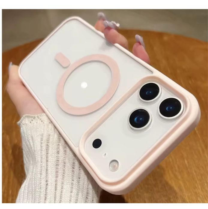 Husa Magnetica cu Spate Clar Tare - Iphone 17 17 PRO 17 PRO MAX 17 AIR