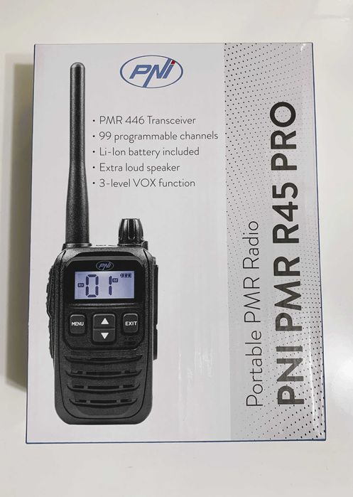 Statie radio portabila PNI PMR R45 PRO noua