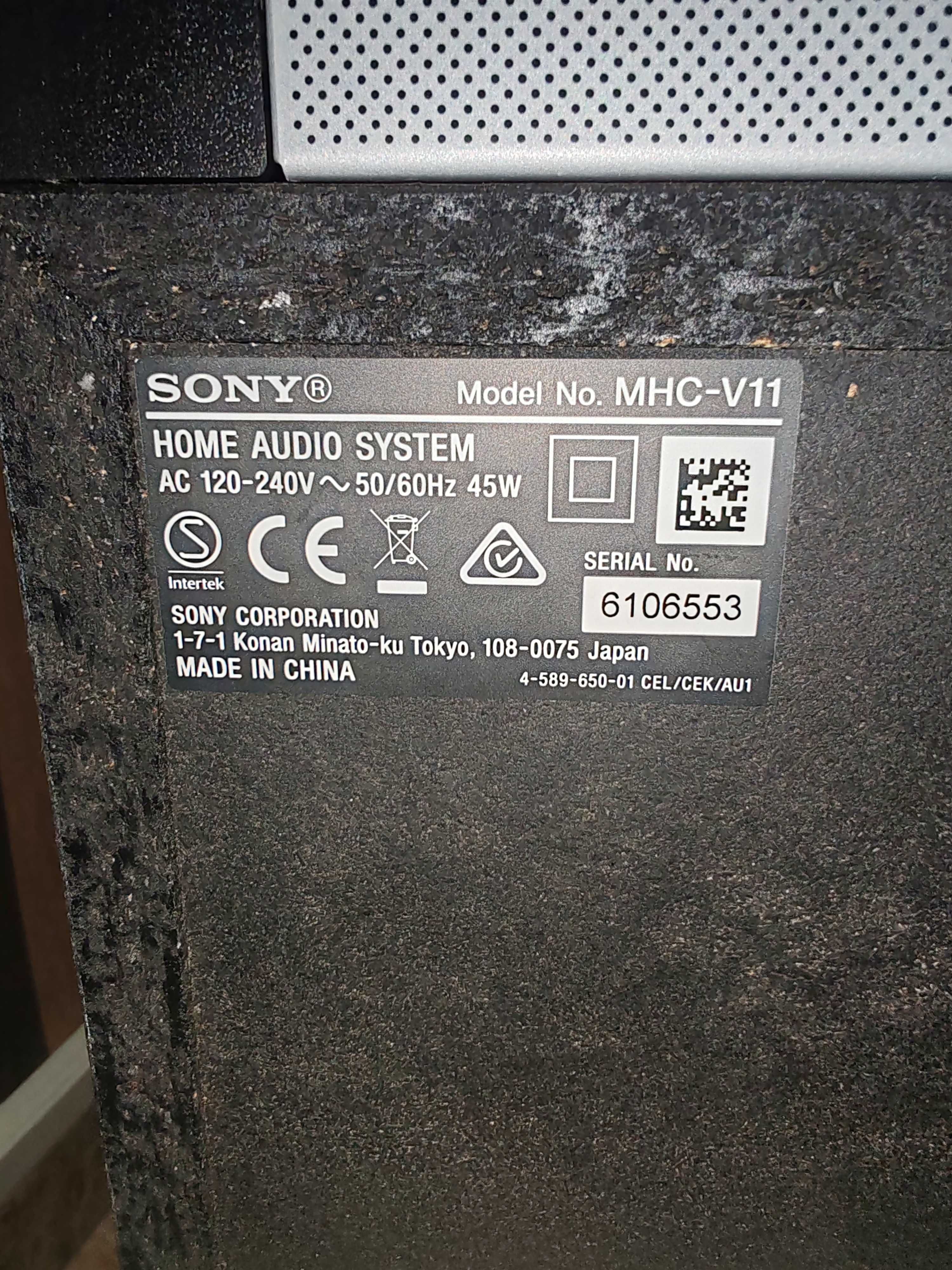 Sony MHC-V11 Тонколона