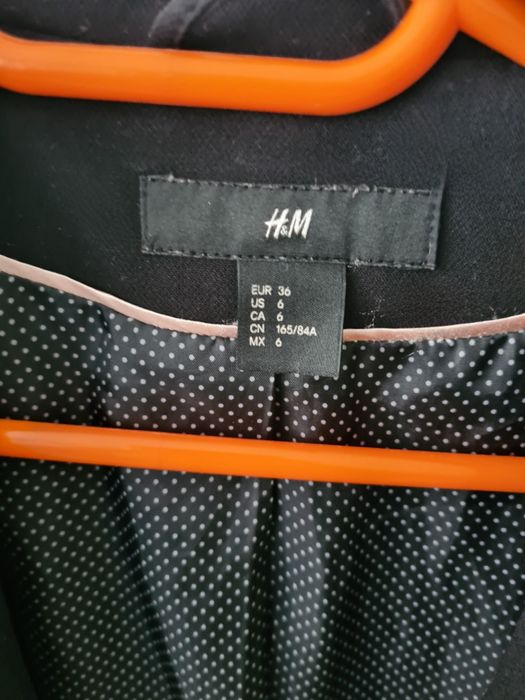 Sacou negru H&M marimea S