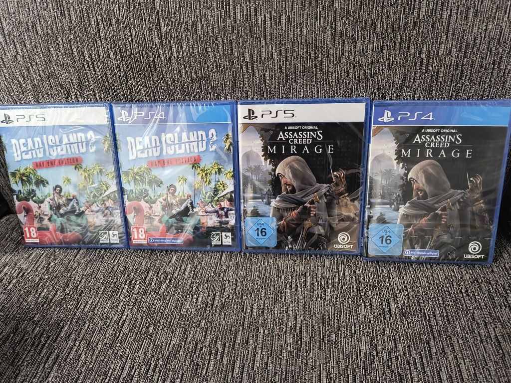 Dead Island 2 , Assasins  assassin's creed Mirage PS4 PS5