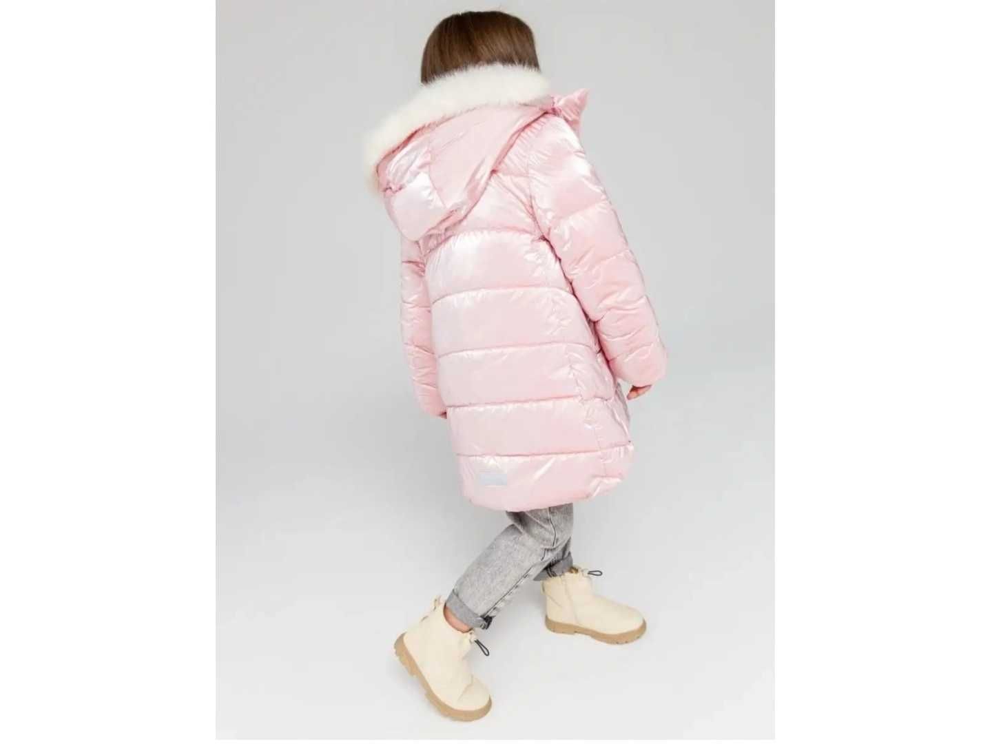 Куртка удлиненная для девочки, зимнее пальто