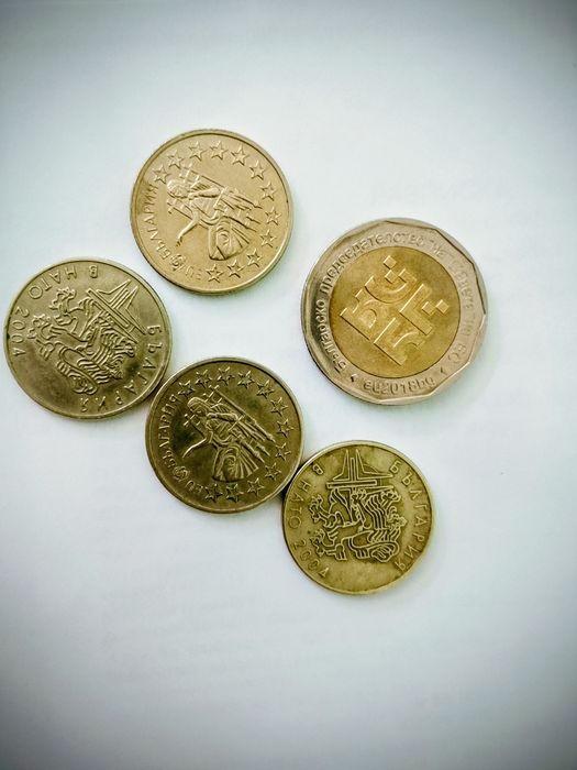 Юбилейни монети 5  броя