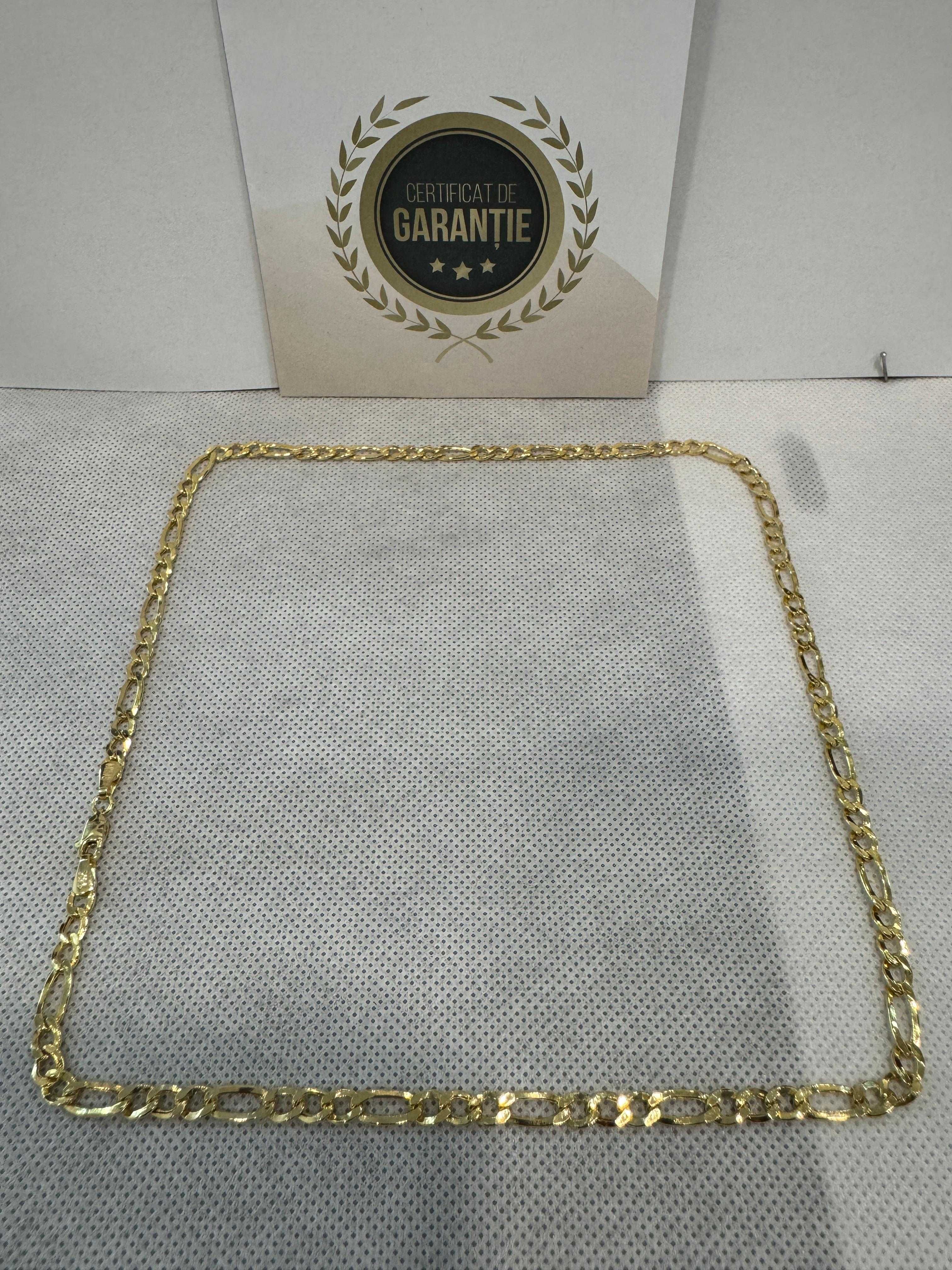 (Ag41) Lant aur 14K B5313-Certificat de garantie!