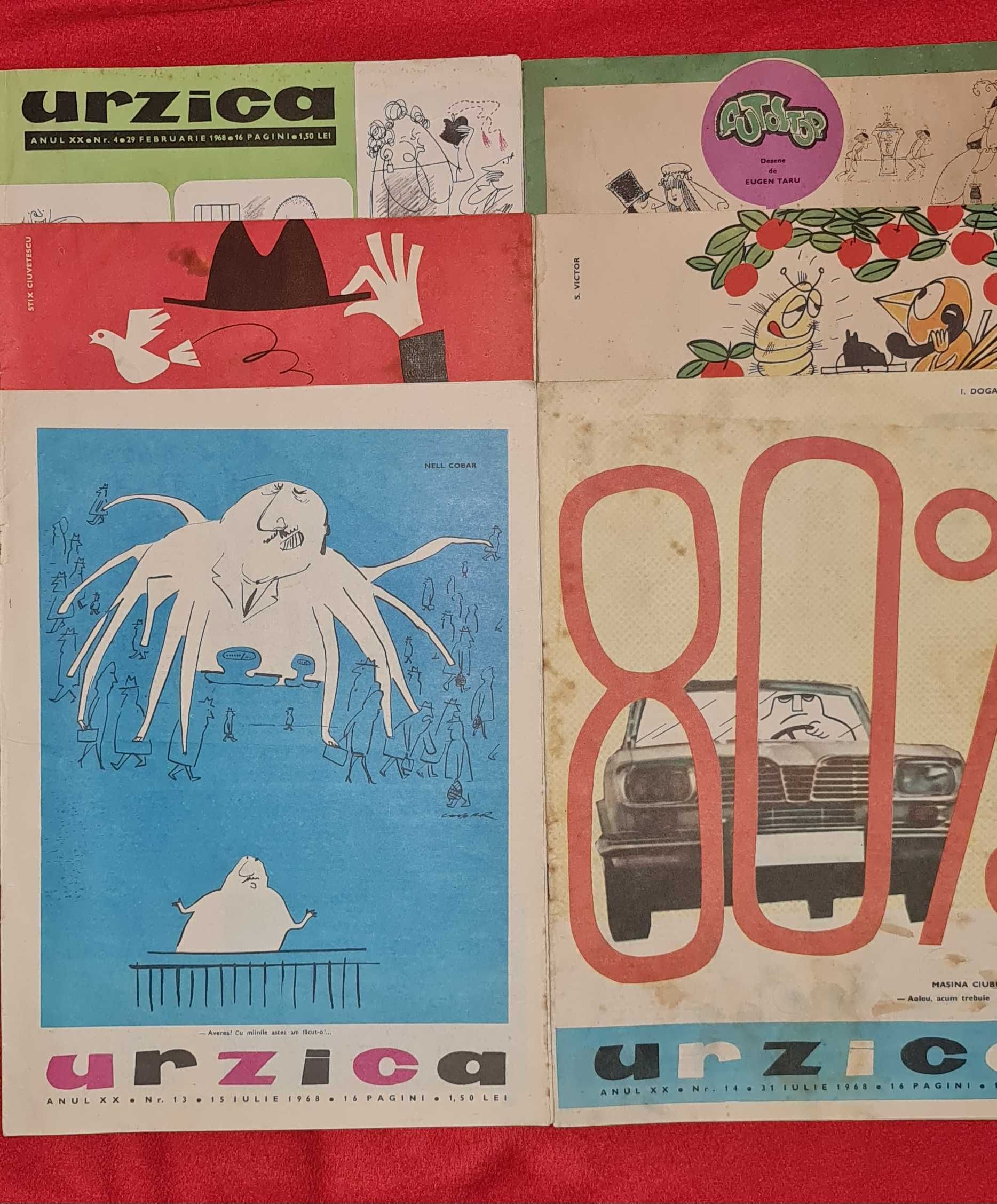 URZICA  13 numere (anii 1968-1969)