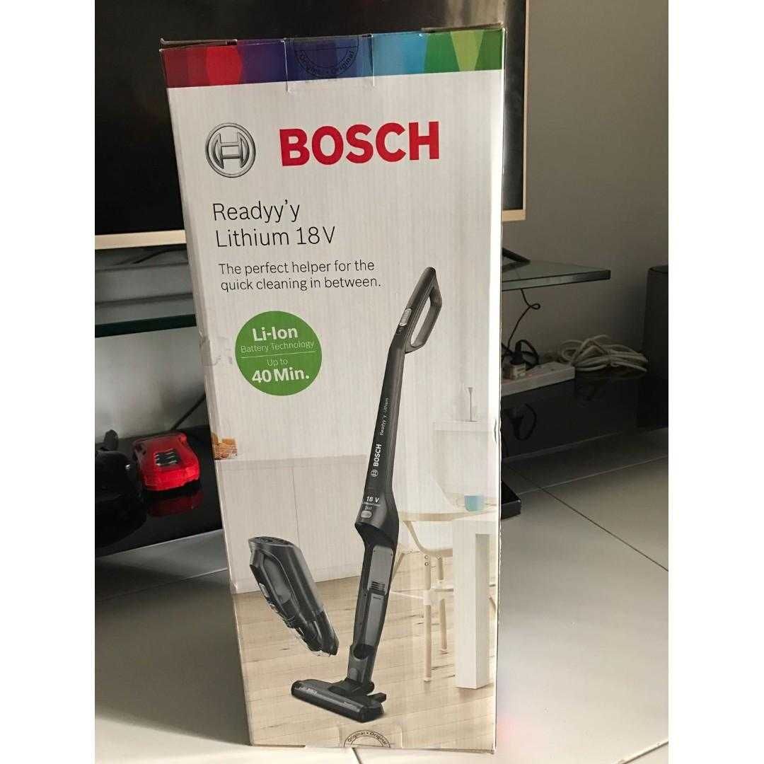 Мощна Безкабелна прахосмукачка BOSCH- 2 in 1 ,Li-ion 40мин.