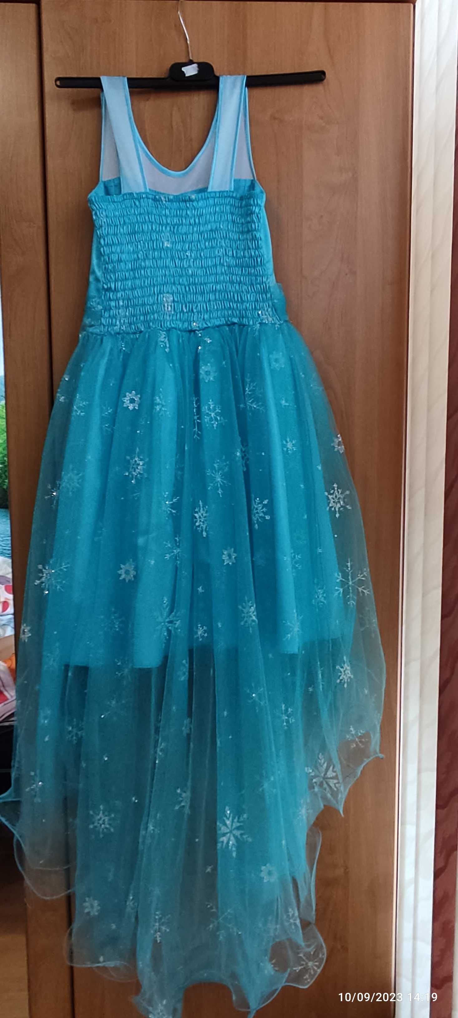 Детска рокля замръзналото кралство 
7- 10г.