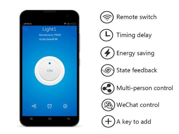 Sonoff Basic R2- 10А WiFi смарт реле (прекъсвач) безжично упраление