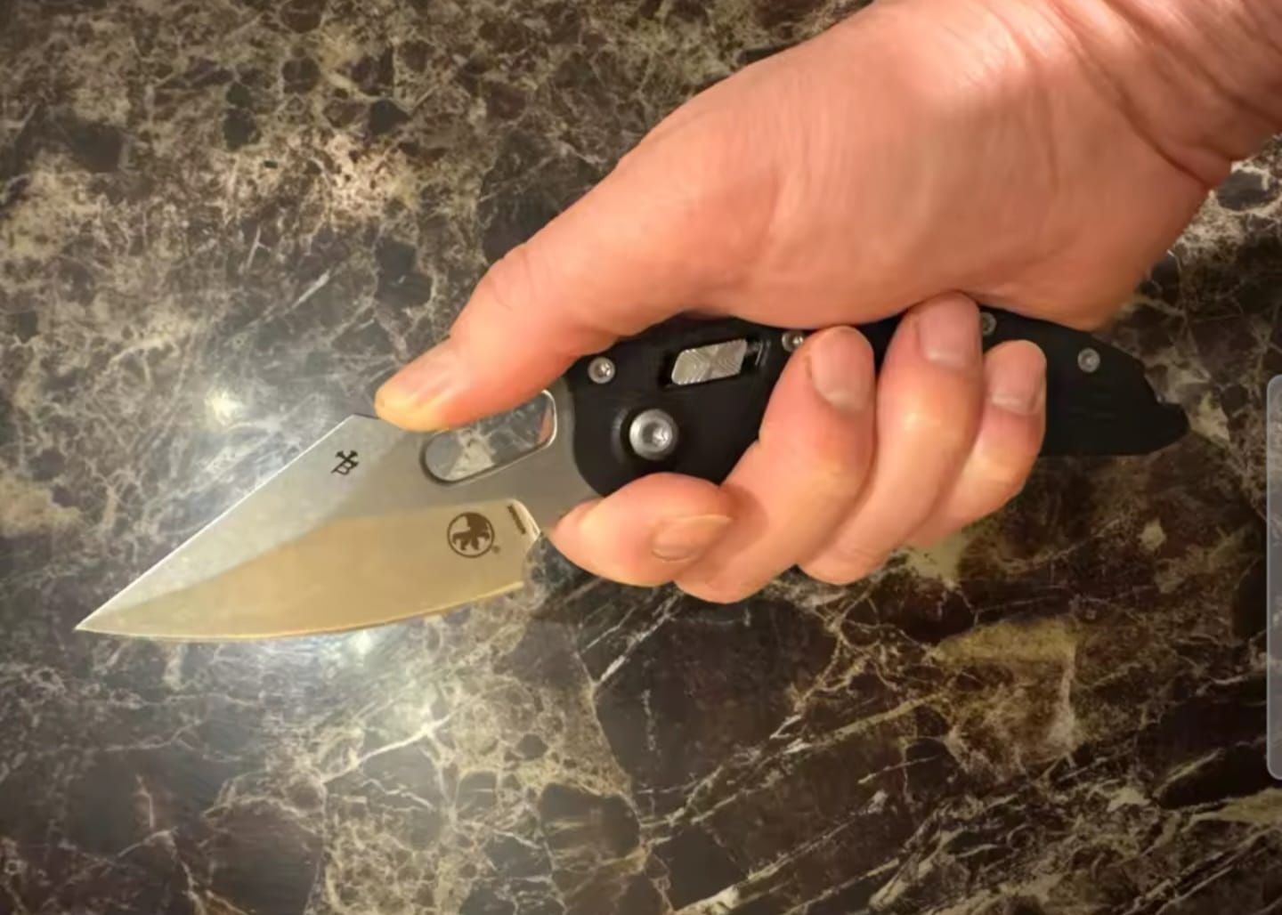 Cutit Microtech Stitch RAM-LOK Black Fluted G10 Handles 169RL-10