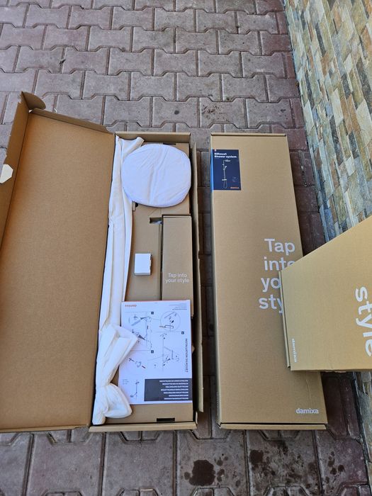 Coloana de dus Damixa Silhouet alama lucioasa