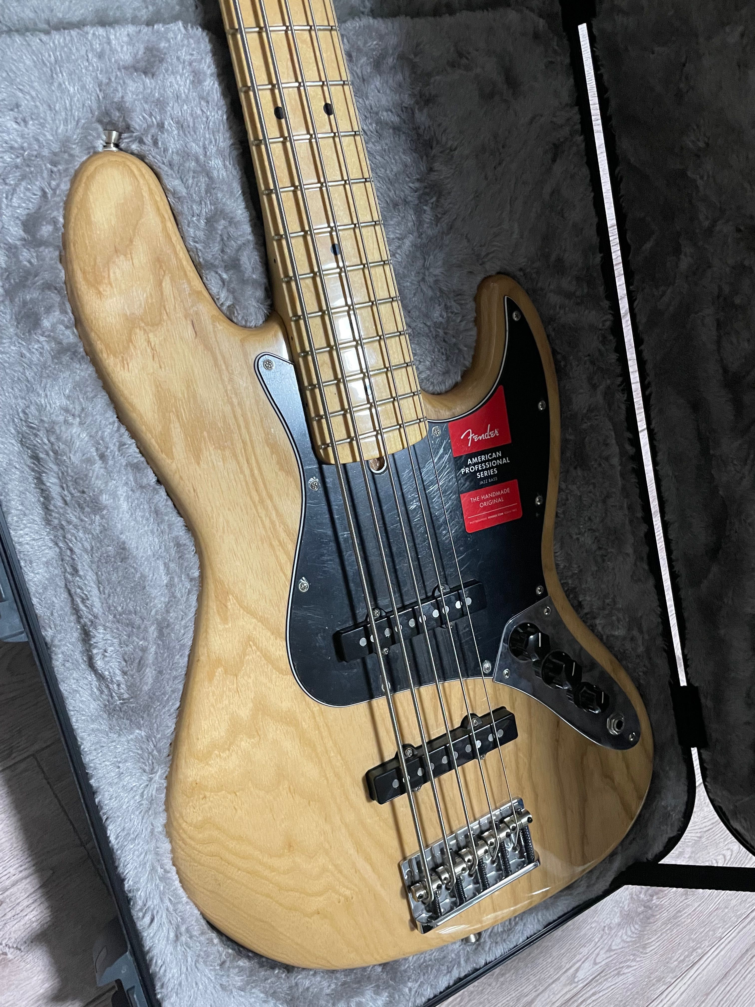 Fender American Professional JAZZ BASS V MN NAT