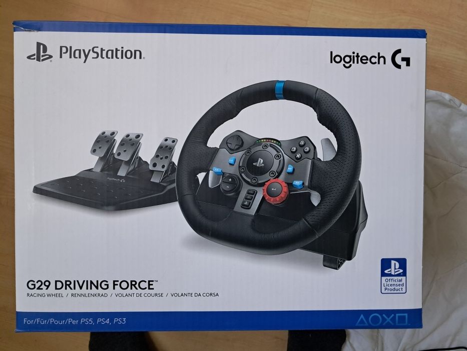 Logitech Driving Force КОМПЛЕКТ-волан с педали G29+скоростен лост G29
