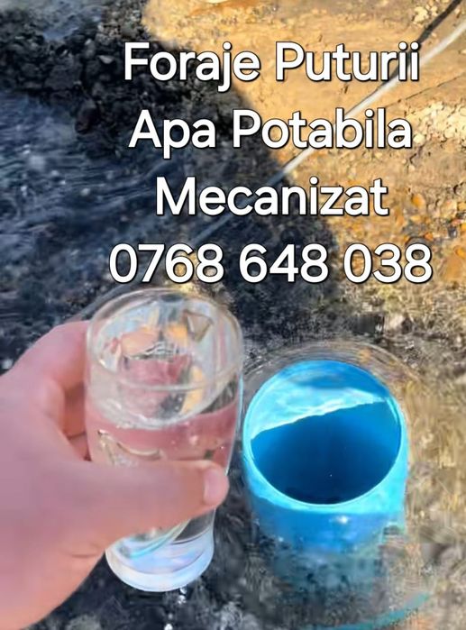 Foraje Puturii Apa calitate Mecanic