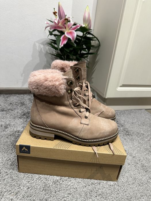 Ghete piele naturata BUGATI