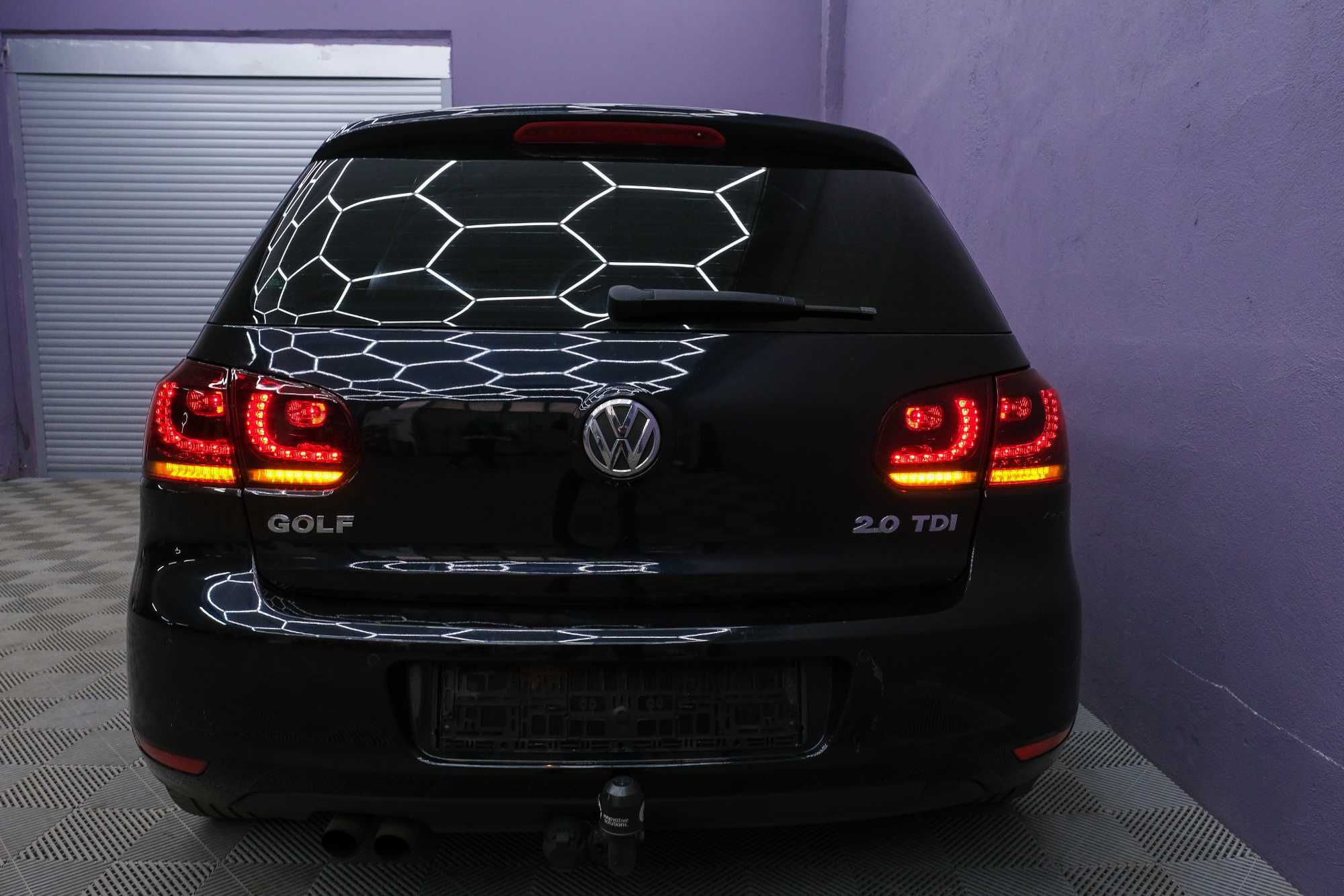 Promo Stopuri FULL LED VW Golf 6 R20 Semnal Dinamic Rosu/Fumuriu