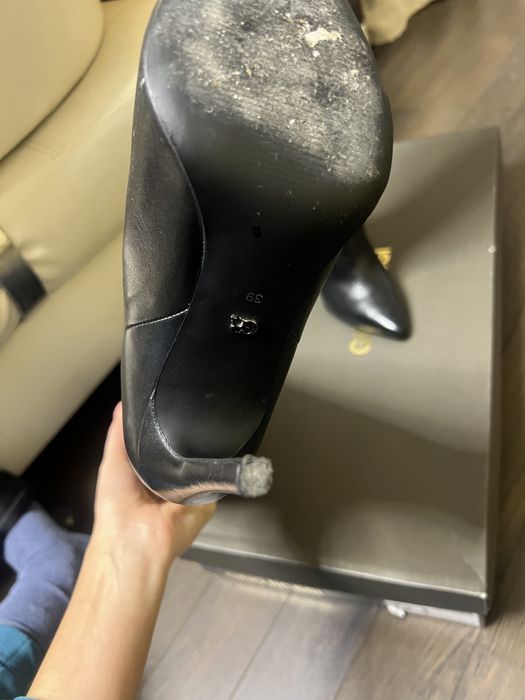 Cizme lungi piele Gino Rosii