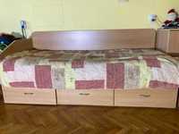 Легло с чекмеджета и матрак Нани