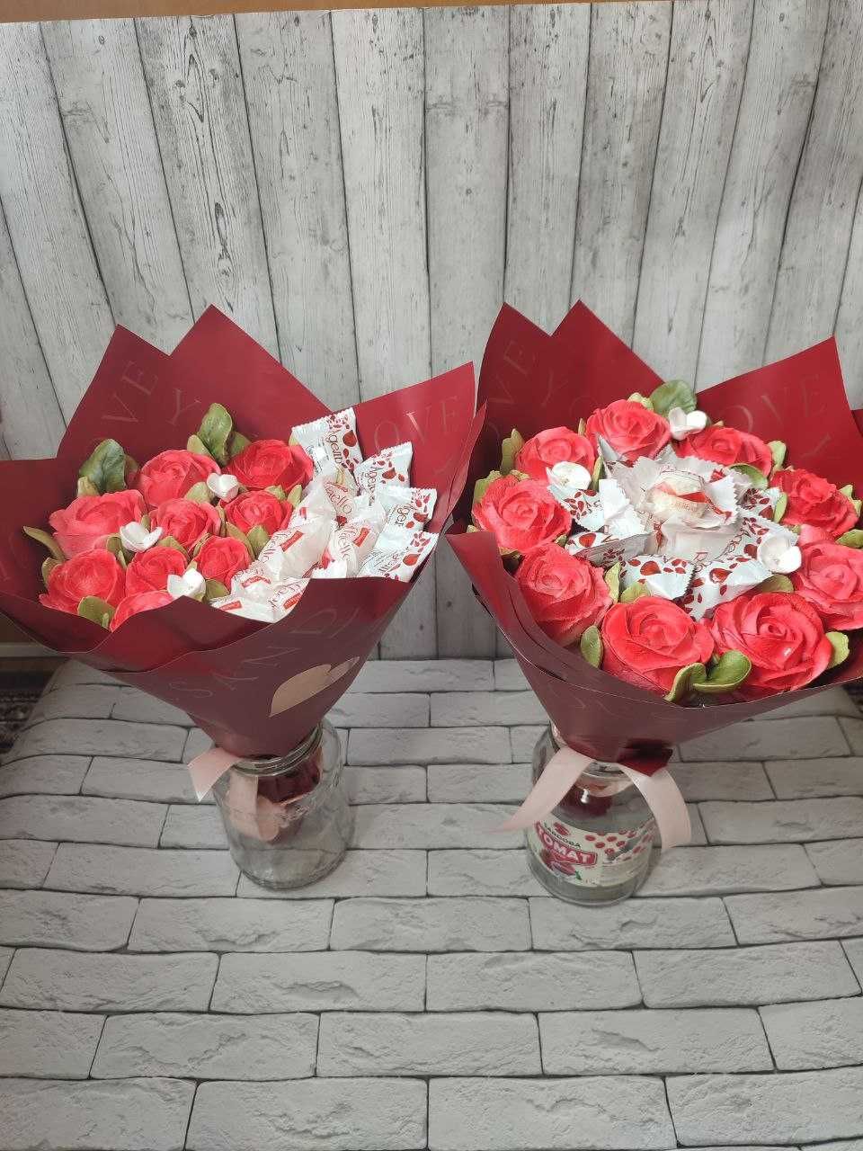 Букеты из Зефира и Конфет