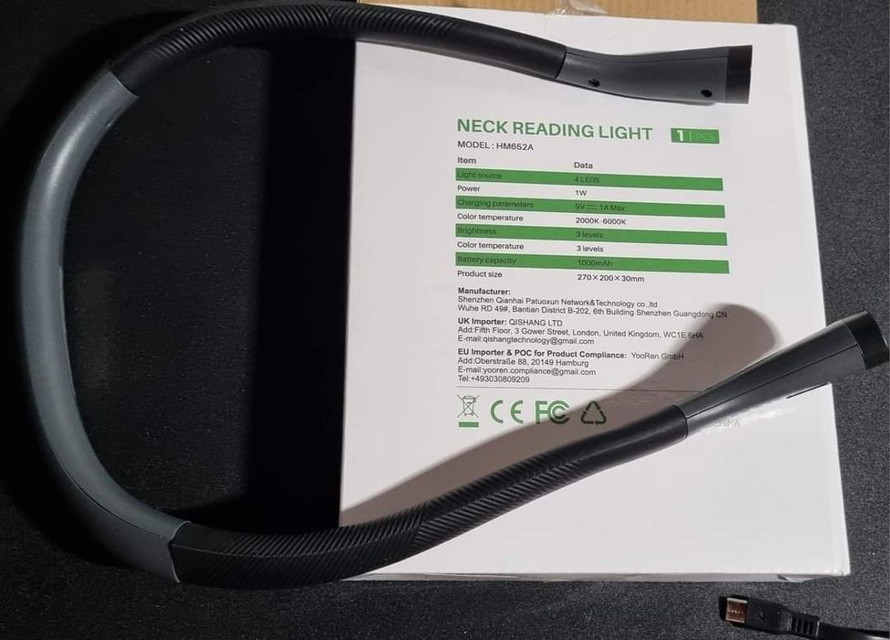 Lumină de lectură, lumină de cărți pentru citit în pat noaptea, lumină