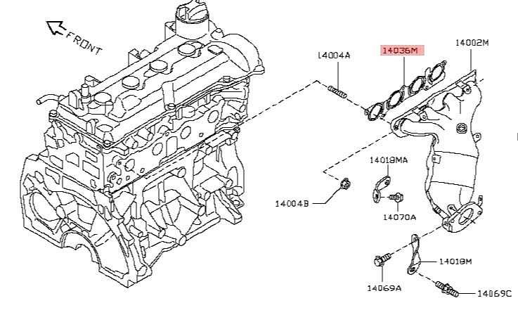 Продам новую прокладку выпускного коллектора NISSAN JUKE