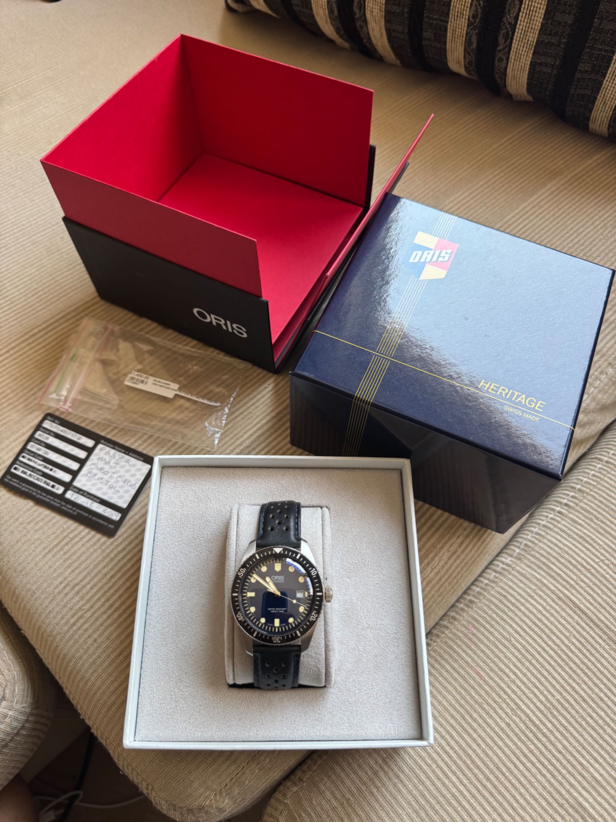 Oris Diver 65 Heritage 42 син
