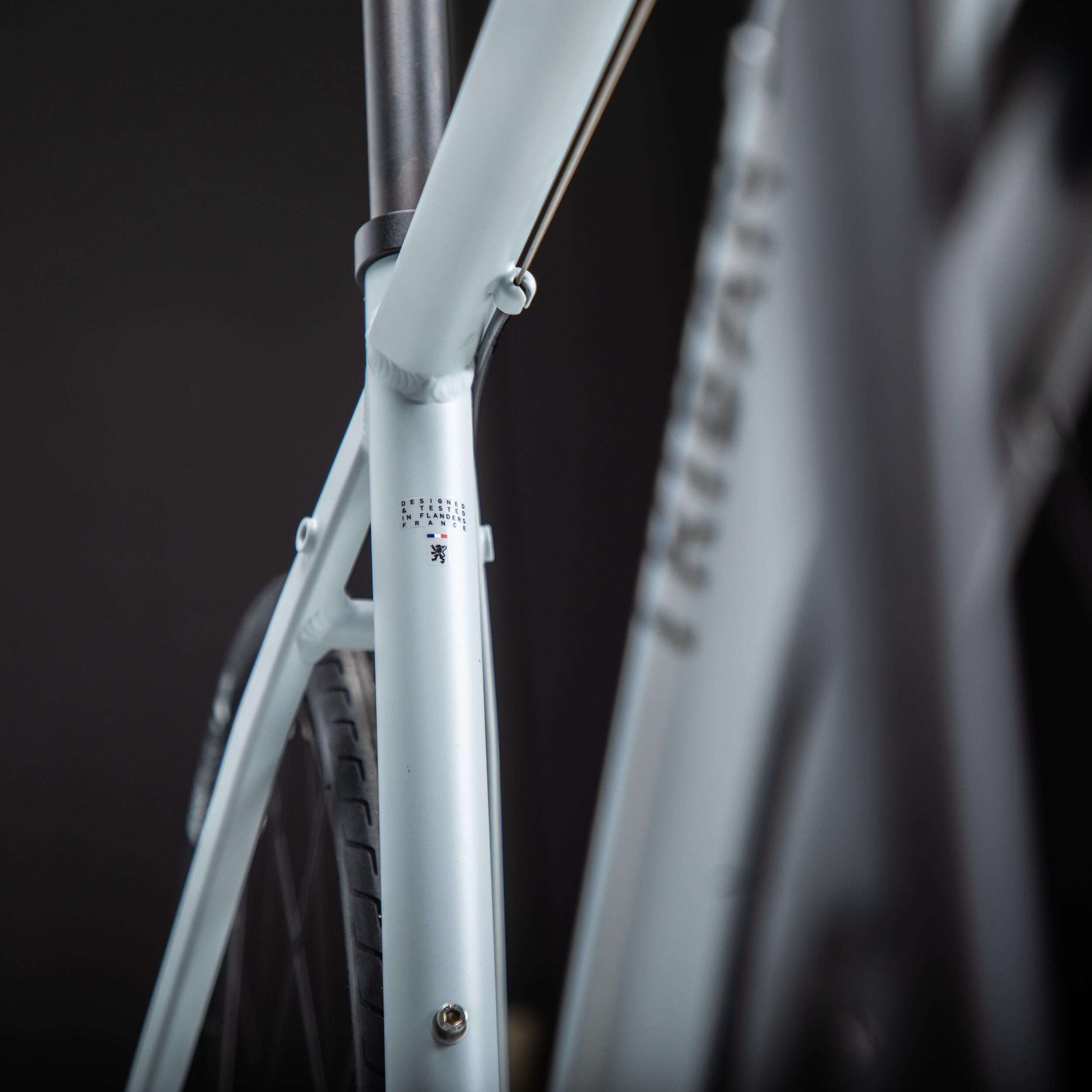 Bicicletă de șosea Rc120 Disc Gri - produs resigilat (nou) Decathlon