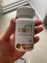 Витамин Е Maxler Vitamin E Natural 150 мг - 60 капсул, 60 порций