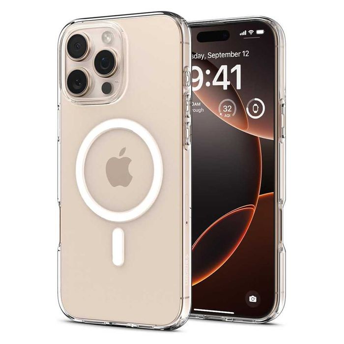 Силиконов гръб Spigen Liquid Crystal за iPhone 16, 16 Pro Max, 16 Pro