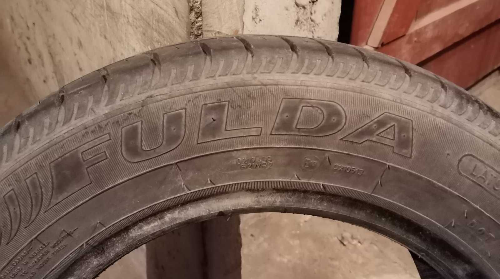 Продавам 2 броя летни гуми 185.65.14 на 1 сезон дот 2019 FULDA