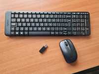 Kit tastatura + mouse Logitech MK220, Wireless