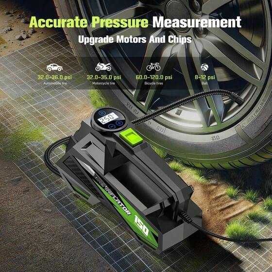 Compresor universal auto moto portabil, CARSUN, 12V, 150PSI, digital