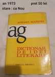 Carte : Dictionar de idei Literare 1973