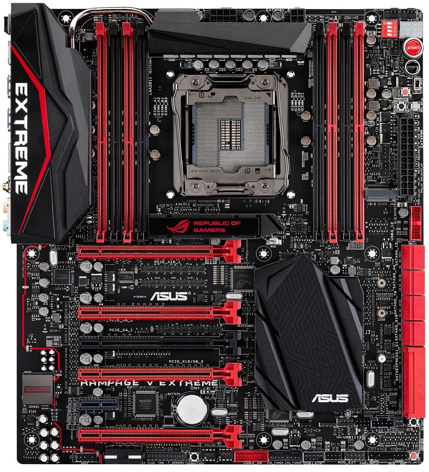 Дъно Дънна платка ASUS Rampage V Extreme 2011-3 X99 DDR4 OVERCLOCK