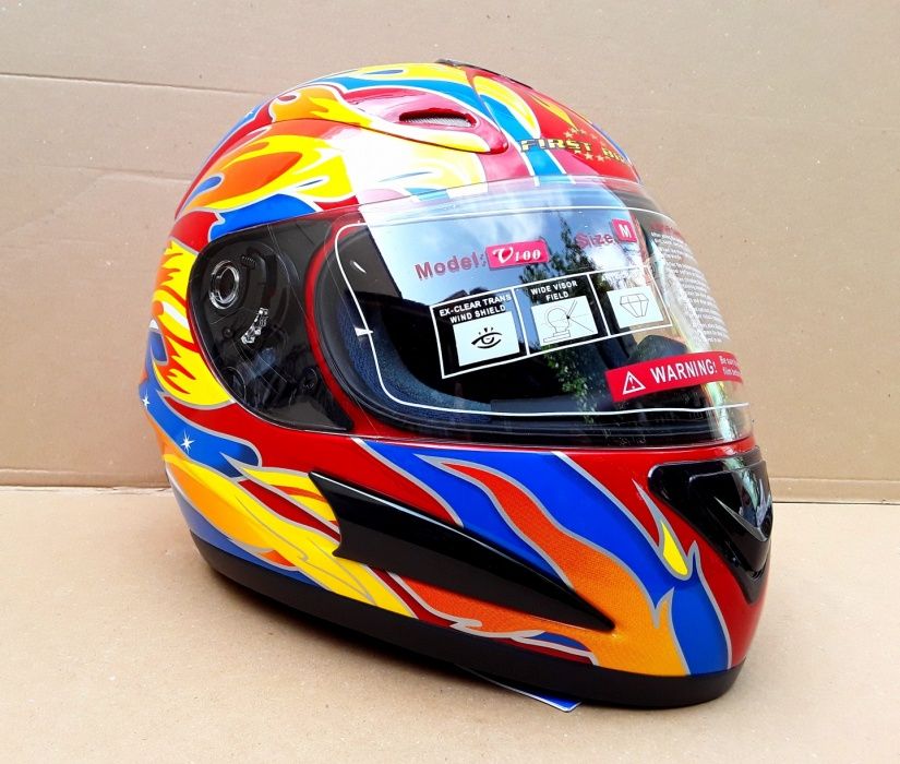 CASCĂ HELMET MOTO, ATV, Scuter, Omologată, Masura L (59/60 cm) - NOUA