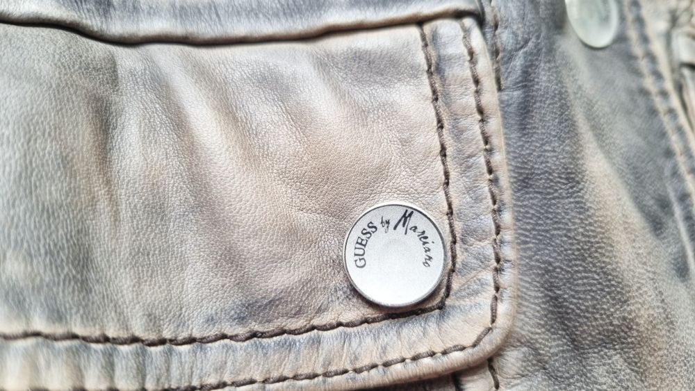 Оригинално яке от агнешка кожа Guess by Marciano, размер XS