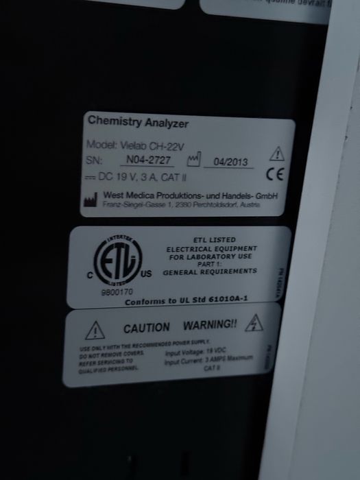 Analizor biochimic VIELAB CH 22V – complet echipat, stare excelentă