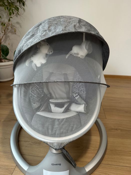 Електрическа люлка Cangaroo - iSwing, графит