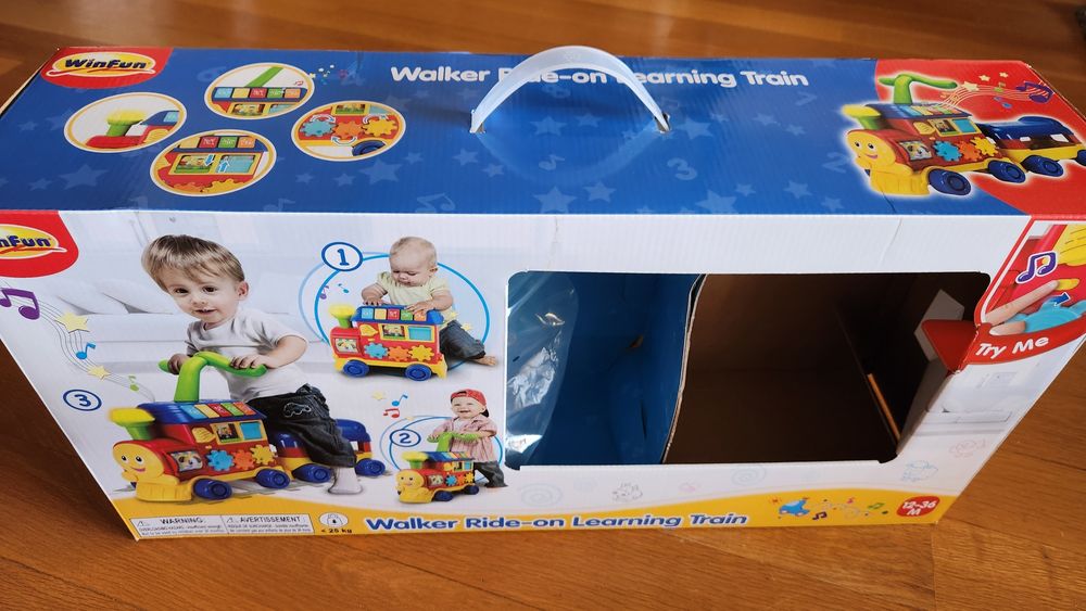 Влакче проходилка WinFun Ride On – 3 в 1 играчка