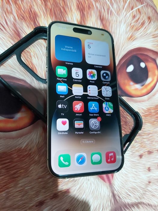 Vând iPhone 14 Pro ( 128 GB ) Gold 9/10