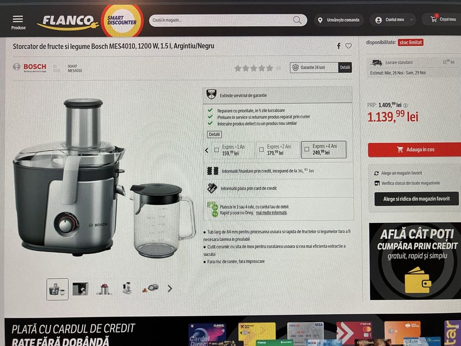 Storcator fructe si legume