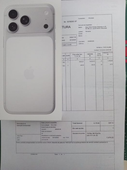 Iphone 17 pro max 256gb