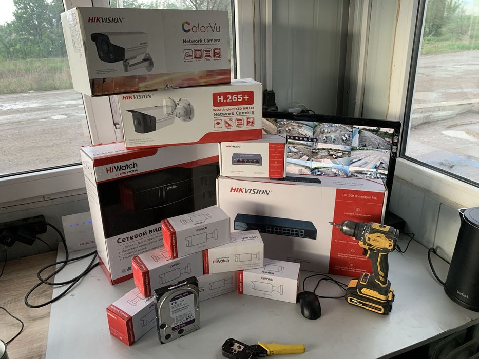 Установка камеры