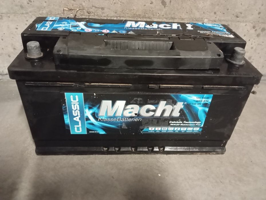 Baterie auto Macht 100 amperi import Germania stare perfecta