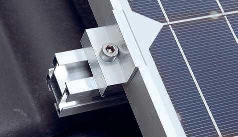 Clema capat fixare panou fotovoltaic 30 , 32, 35, 40 mm