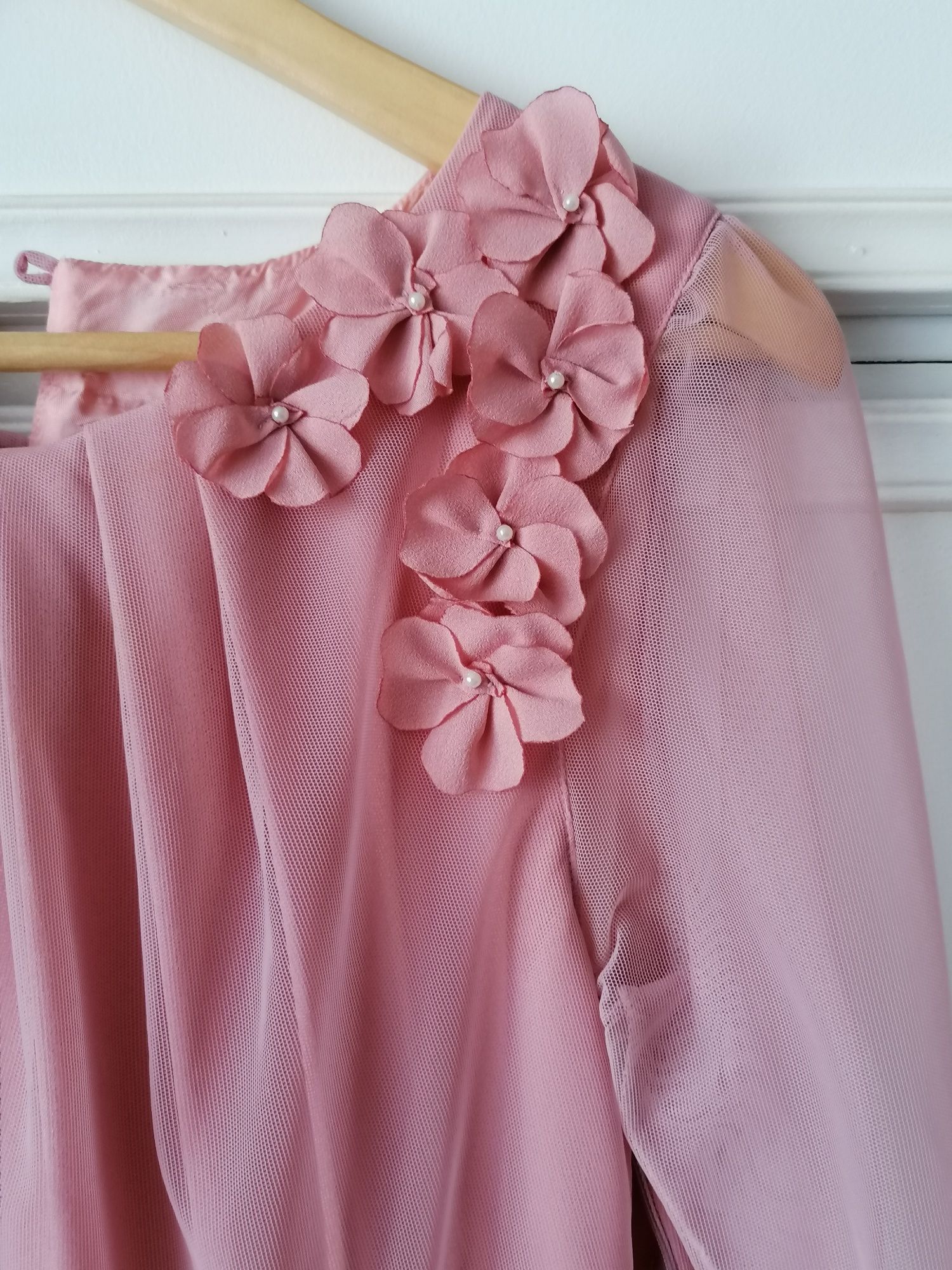 Rochie roz eleganta (si de gravide)